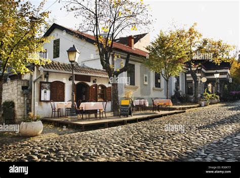 Skadarlija street in Belgrade. Serbia Stock Photo - Alamy