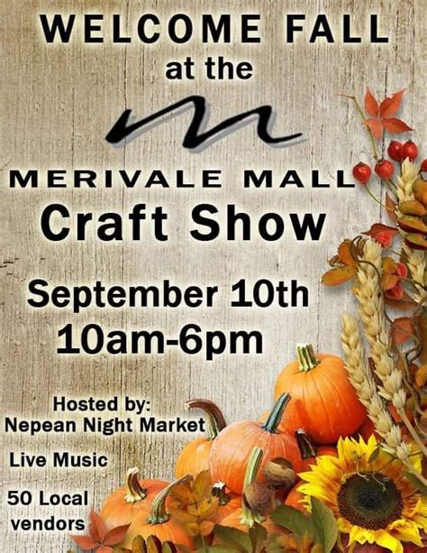 Welcome Fall at the Merivale Mall Craft Show – ShowWiz