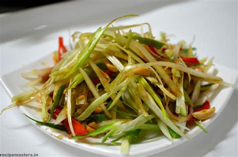 Raw papaya salad - By Rahat Zaid - Recipe Masters