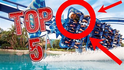 Top 5 Rides at SEA WORLD Orlando! HD 2017! POV's! - YouTube