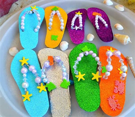 Kids Craft : Flip Flop keepsake craft – Fun Littles