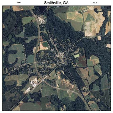 Aerial Photography Map of Smithville, GA Georgia