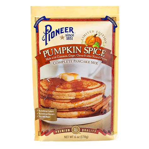 Pioneer Pumpkin Spice Pancake Mix - Shop Pancake mixes at H-E-B