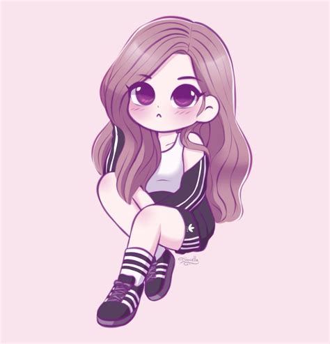 Blackpink Chibi Cute Drawings Black Pink - vrogue.co