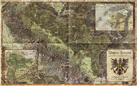 Reikland Poster Map – Cubicle 7 | Warhammer jdr, Carte, Fantastique warhammer
