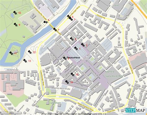 StepMap - Saarlouis - Landkarte für Welt