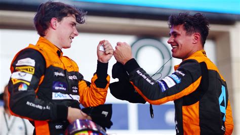 Oscar Piastri and Lando Norris revel in 'mega race' as McLaren score double podium finish in ...