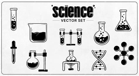 Premium Vector | Science vector set