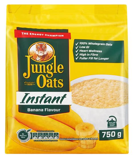 Jungle Oats Instant Banana Flavour Pouch 750g | Shop Today. Get it Tomorrow! | takealot.com