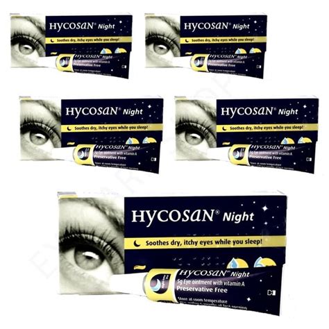 Hycosan Night FIVE PACK - www.ocular.store