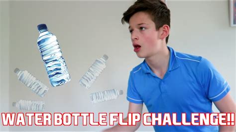 INSANE WATER BOTTLE FLIP CHALLENGE!!!! - YouTube