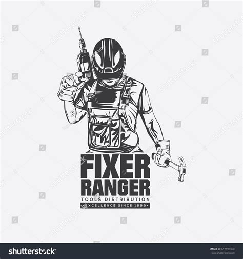 Handyman Logo Vector Stock Vector (Royalty Free) 617196368 | Shutterstock