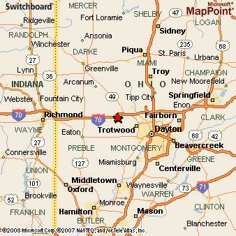 Brookville, Ohio Area Map & More