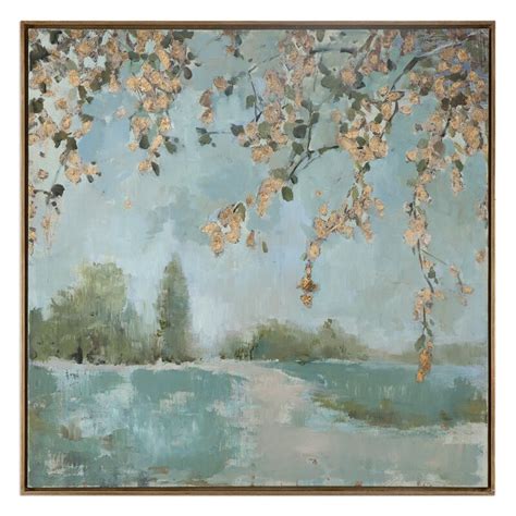 Peaceful Landscape Art Framed Painting Print & Reviews | Birch Lane