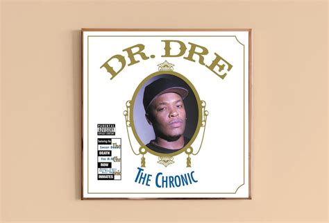 Dr Dre The Chronic Music album cover celebrity art canvas | Etsy