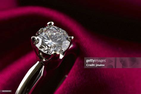 Solitaire Diamond Ring High-Res Stock Photo - Getty Images