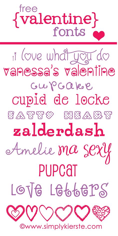 Love Heart Candy Font - Disney Font Name Canva