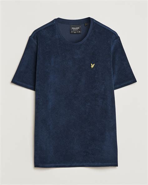 Lyle & Scott Terry T-Shirt Dark Navy at CareOfCarl.com