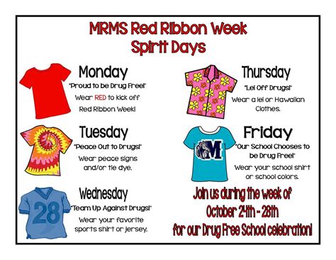 Red Ribbon Dress Up Days - Best kids worksheet template