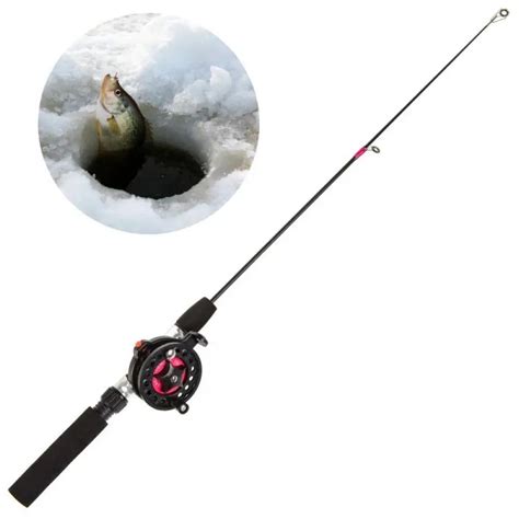 New Winter Ice Fishing Rods Fishing Reels To Choose Rod Combo Fishing Rods With Reel Wheel ...