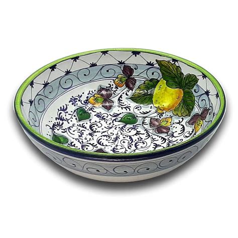 Amazon.com: Large Ceramic Bowl for Kitchen - Italian dinnerware pasta bowl - Platter serving ...