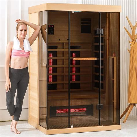 Buy Infrared Sauna, 1-2 Person Home Sauna with 10 Minutes Warm-up ...