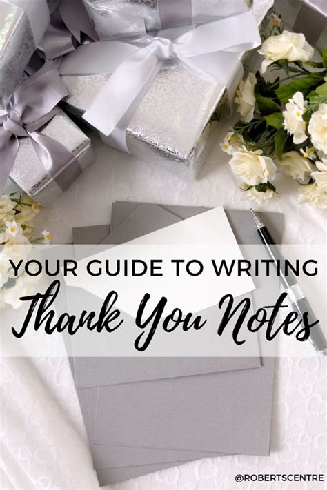 Wedding Gift Thank You Etiquette Tips : Roberts Centre