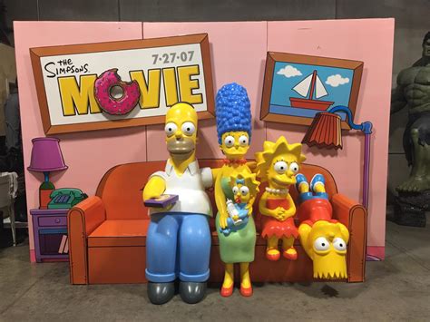 The Simpsons Movie Theater Display NO STATUES