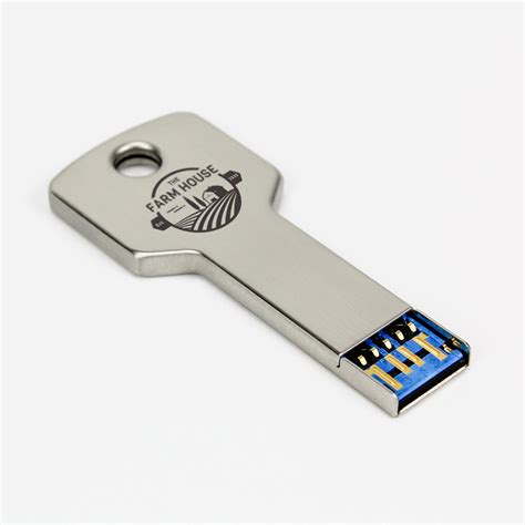 Flash Key Shaped Custom USB Drive - Premium USB