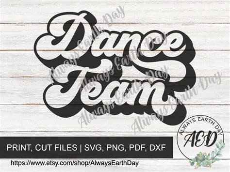 Dance Team Svg, Dance Team Shirt Svg, Dance Team Png, School Sports ...