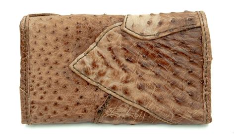 Ostrich Skin Handmade Wallet - Health Daddy Wow