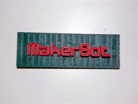 MakerBot Dualstrusion Logo by ramshackle - Thingiverse Stl file 3d print model in 2022 ...