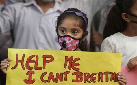 Air pollution can also impact a child's brain development, says UNICEF ...