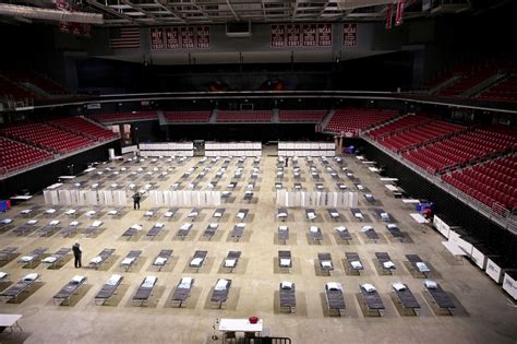 How Temple’s Liacouras Center was transformed into a hospital site for the coronavirus pandemic