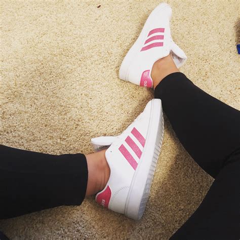 Pink glitter adidas shoes 💓 | Adidas sneakers, Shoes, Adidas shoes