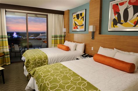 Disney Resort Hotels, Disney's Contemporary Resort - Guest Room - Bay ...