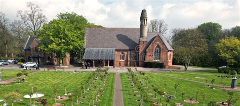 Aerial View of East Riding Crematorium, Octon East Yorkshire Editorial Stock Image - Image of ...