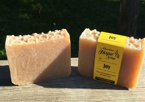 Joy - Floral / citrus scent with beeswax and honey - Abundant Hope Soap