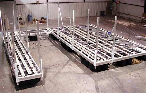 Boat Dock Construction | Flotation Systems Aluminum Boat Docks