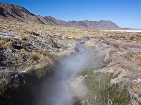 Black Rock Desert Hot Spring Stock Image - Image of geothermal, nature: 24096391