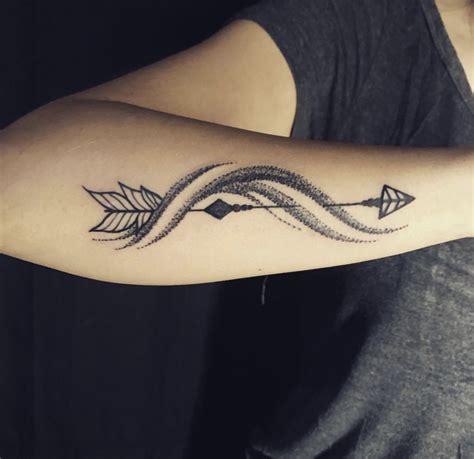 Arrow tattoo. Arrow going through the wind. | Arrow tattoos, Wind ...