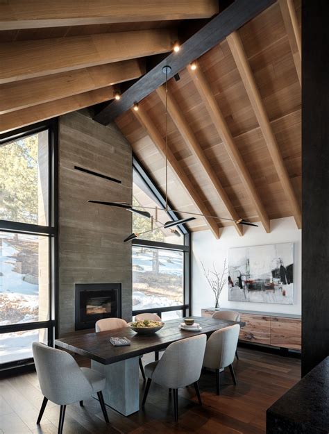 Photo 7 of 14 in Modern Cabin by HMHAI | Modern cabin interior, Modern ...