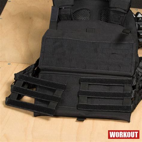 Tactical Plate Weight Vest WORKOUT - black - WORKOUT.EU