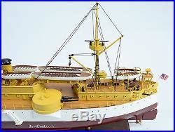 USS Maine ACR-1 US Navy Armored Cruiser Wooden Battleship Model 39 | maine