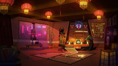 ArtStation - cartoon room design