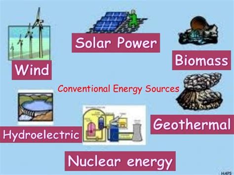 Conventional energy sources