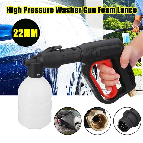 High Pressure Washer Car Wash Water Gun Nozzle Foam Cannon Foam Pot ...