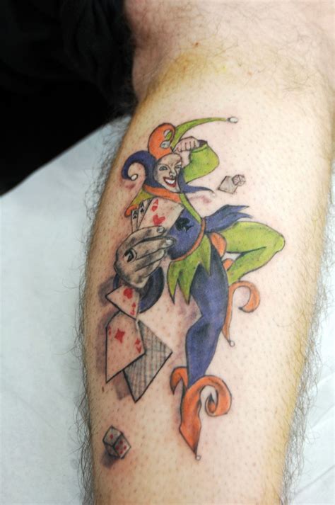 25+ Amazing Jester Tattoo Designs | Jester tattoo, Joker card tattoo, Joker tattoo