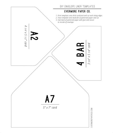 FREE 8+ Sample Envelope Liner Templates in PDF | MS Word