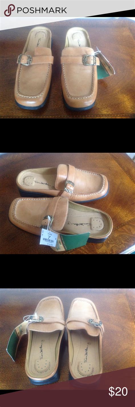 THOM McAN LEATHER SHOES THOM McAN LEATHER SHOES, Size 7 Shoes Mules ...